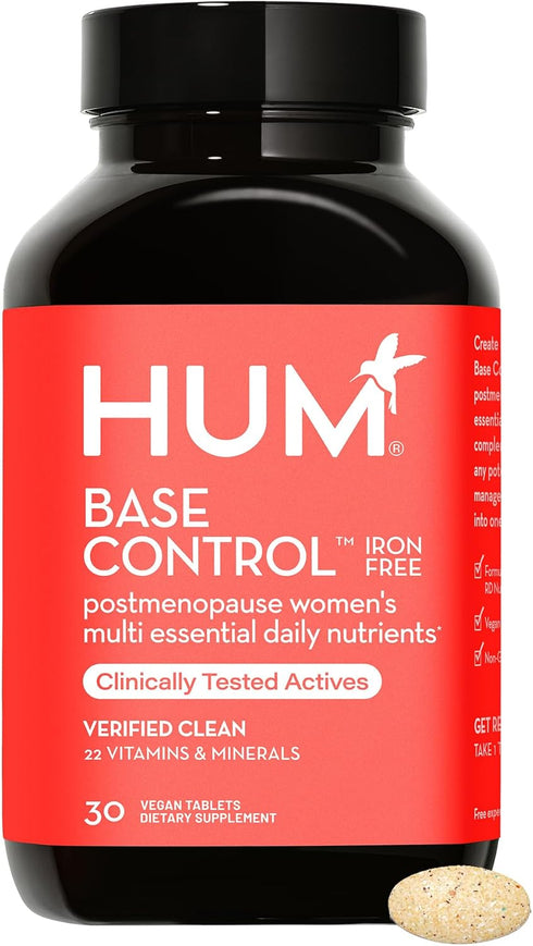 HUM Base Control - Daily Women's Minerals with B Complex, Vitamin C, 22 Micro-Nutrients