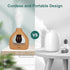 Waterless Essential Oil Diffuser Set, Cordless, 3 Timer Settings, Battery Operated for Bedroom, Yoga Studio, Bathroom,