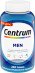 Centrum Multivitamin for Men, Multivitamin/Multimineral Supplement with Vitamin D3, 250 Count
