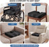 HANQIMER Tailbone 17" 16" Wheelchair Seat Cushion with Hole and Cutout for Pressure Relief, Ergonomic Wheelchair Donut