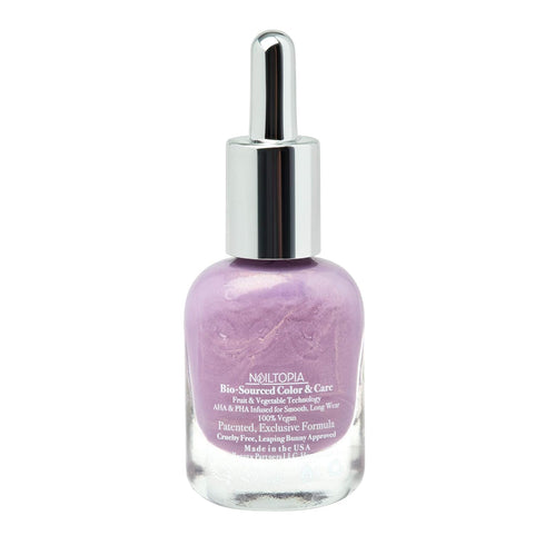 Nailtopia Plant-Based Chip Free Nail Lacquer, Non-Toxic Long-Lasting Polish - Set The Pace (Light Purple)