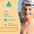 Zinc Oxide Sunscreen Stick, Green SPF 50+, Water Resistant for Face & Body, 0.42 Oz by Sun Zapper