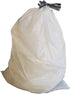 5 Gallon Garbage Bags, Drawstring: White, 1 MIL, 17x20, 200 Bags. by PlasticMill