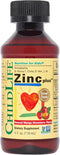 CHILDLIFE ESSENTIALS Liquid Zinc Plus for Kids - Immune Support Supplement Drops, Mango Strawberry, 4 Fl Oz