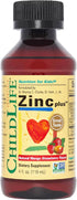 CHILDLIFE ESSENTIALS Liquid Zinc Plus for Kids - Immune Support Supplement Drops, Mango Strawberry, 4 Fl Oz