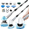 setrel Electric Spin Scrubber Bathroom Scrubber - Cordless Shower Scrubber with Adjustable Handle,