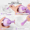 Docolor Makeup Brushes Cleaner Set - Solid Soap Cleanser with Color Removal Sponge for Brushes & Sponges