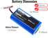 TAWUZUOR OM0134 EHL65 EHL-65 25458 7.4V/2600mAh Battery Compatible with Odyssey Analog Eclipse