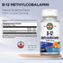 KAL Vitamin B12 Methylcobalamin 1000mcg, Healthy Energy, Metabolism, Nerve & Red Blood Cell Support, 90 Servings