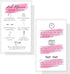 Lash Extension Aftercare Instructions Cards, 50 Pack Double Sided 3.5 x 2" After Care for 2-3 Week Fillers
