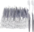 FKYzixeh Grey Handle Toothbrush Bulk, Disposable Toothbrushes Individually Packaged, Toothbrush for Travel,