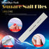 Nail File 180 240 Grit Professional Files and Buffers for Natural Nails, Double Sides Washable Block Pack of 10pcs
