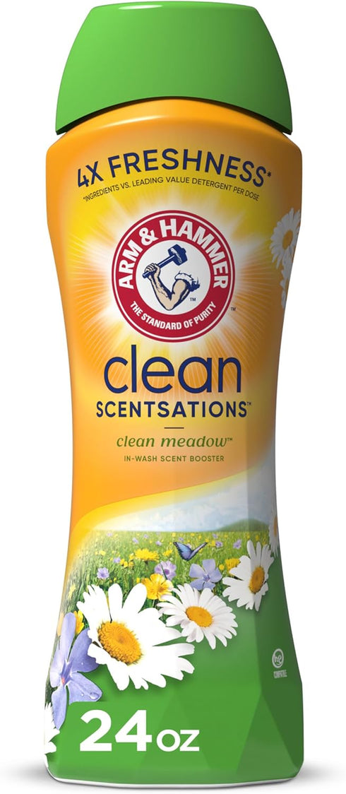 ARM & HAMMER Clean Scentsations In-Wash Scent Booster, Laundry Scent Booster Clean