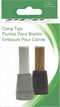 PCP Replacement Cane Tips, 7/8 inch / 2.2 cm Diameter, Gray, Two Tips