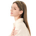 Messy Wide 2 Strands Synthetic Hair Braided Headband - Classic Chunky Elastic Stretch Braid (Highlighted)