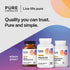 PureFormulas Vitamin D3 5,000 IU 125 mcg - Non-GMO Vegetarian Capsules for Bone, Teeth, Cardiovascular & Immune Support