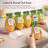 MiYarBoO 8.3 5.1 12 Pack) Easter Treat Bags, Velvet Carrot Drawstring Candy Pouches with Hang Tags & Cotton Strings