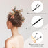 HOYOLS Black Premium Bobby Pin, 100 Count, 2 Inch Secure Hold Hair Styling Pins for Thick Hair