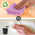 kimteny Cleaning Cloths Kitchen Towels, Microfiber Washcloths Lint Free Dish Cloths, Pack of 5 (Purple-Grey)