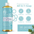 Dr. Jacobs Naturals Fragrance Free Castile Cleaner: All-In-One Soap, Effective Plant-Based Formula for House Cleaning