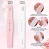 Makartt Nail File and Buffer, Pink Basic Nail Prep Kit with Cuticle Trimmer & Nail Care Tools