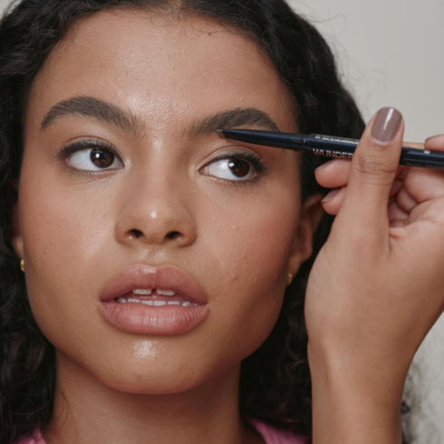 Wunderbrow Dual Precision Brow Liner, Eyebrow Pencil with Angled Tip and Ultra Fine Tip, Color Brunette