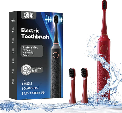 LUWRADAAD Rechargeable Sonic Electric Toothbrush for Adults, Powered Motor High Vibration Teeth &