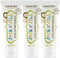 Jack N' Jill Natural Toothpaste for Kids - Fluoride Free, 40% Xylitol, BPA-Free, Flavor Free, 1.76 oz (Pack of 3)