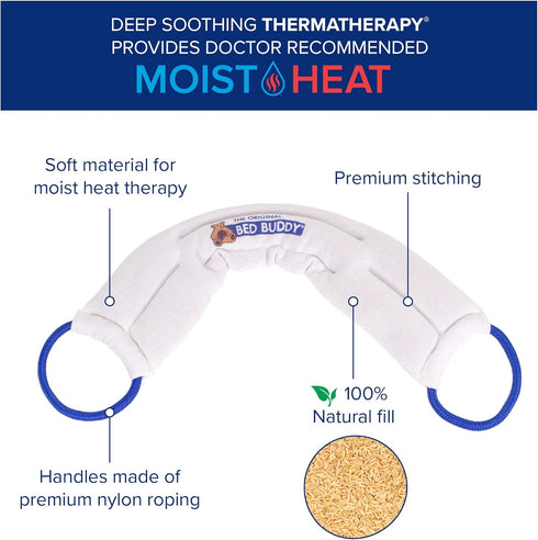 Bed Buddy Neck Heating Pad, Microwave Heating Pad, Heated Wrap for Sore Muscles, Cramps, Neck Warmer