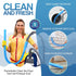 Dryer Vent Cleaner Kit Vacuum Attachment - Multiple Combinations V1 Lint Remover for Power Washer and Vacuum