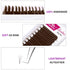 Volume Eyelash Extensions Brown 0.07mm D Curl Color Lashes Mixed Tray 15-20mm Rapid Blooming 3D 4D 5D 6D 8D 10D