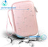 BOVKE Glucose Monitor Case, Diabetic Supply Travel Bag for Glucose Meter, Blood Sugar Test Strips, Lancets, Rosegold