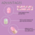 Laza 120pcs Children Nails Girls Press On Artificial Nail Tips, Pre-glue Full Cover Short Cute False Nail Kits