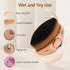 VONOVO Foundation Makeup Brush, Flat Top Kabuki for Liquid, Cream, or Powder Cosmetics (Rose-Gold)