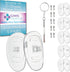 GMS Optical D Shape Screw-in Soft Silicone Eyeglass Nose Pads, Eyeglass Repair Kit with Screws, 5 Pair (Medium 15mm)