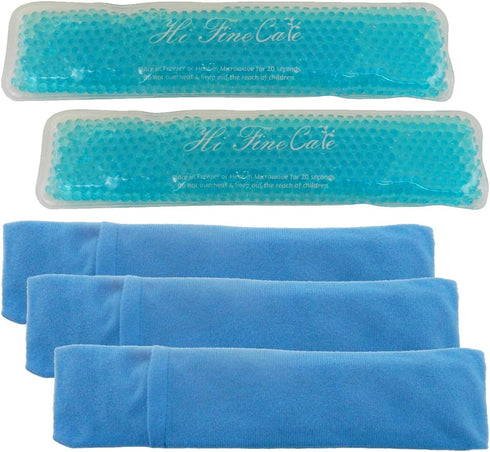 Perineal Cooling Pad, Postpartum Cold Packs Gel Bead Ice Pack for Women, 2 Ice Packs and 3 Covers