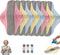inefole VelourPads Incontinence, Reusable Leak-Proof Washable Incontinence Pads, Reusable Pads Menstrual, Washable Leakproof