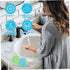 NIDONE 20Pcs 13ml Mini Mouthwash, Individual Portable Mouthwash, Disposable Alcohol-Free Home Essentials, Mint+Jasmine