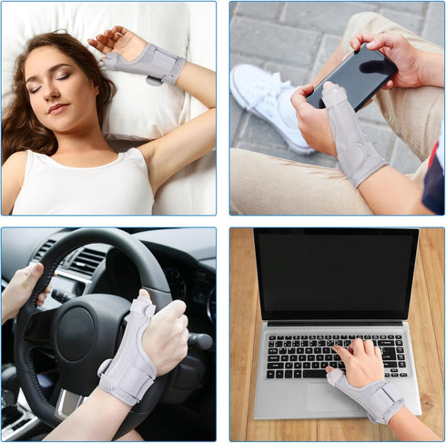 Cozyhealth Thumb Brace for Men and Women, CMC Joint Thumb Spica Splint for Pain Relief and Stabilization Support