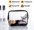 Toiletry Bags Makeup Bags & Cases, Waterproof Plastic Bag Clear PVC Travel Bag, Brushes Organizer for Men and Women,
