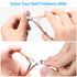 Mudder 3 Packs Cuticle Nippers Cutter Tool - Stainless Steel Nail Cuticle Trimmer Remover with Pointed Blade