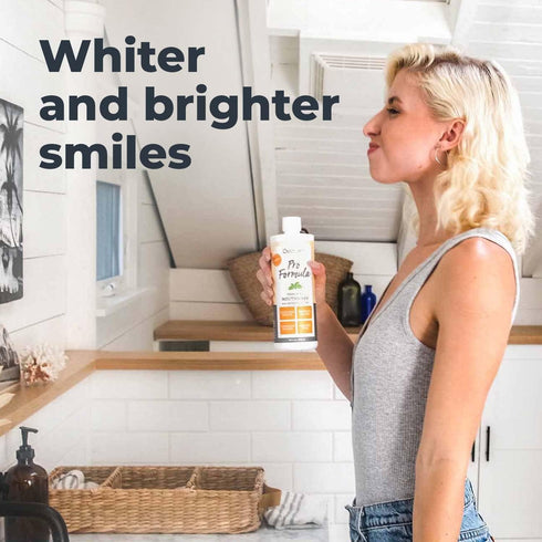 Premium Oxyfresh Pro Formula Fresh Mint Mouthwash, Patented Zinc for Fresh Breath & Healthy Gums, Alcohol-Free, 16oz