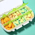 SWETRACE Portable Slot Weekly Pill Organizer Box Rotated Vitamin Medicine Case for Travel and Home Use Green Compact