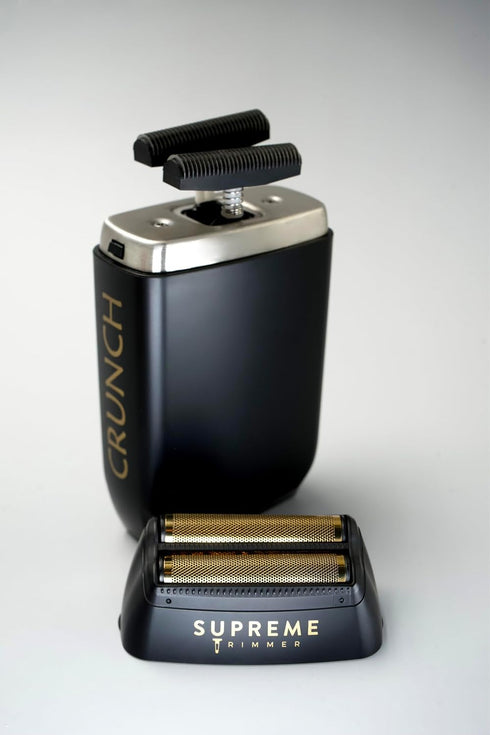 Supreme Trimmer Replacement Foil & Cutter SB63 - Hypoallergenic Foil for Crunch STF602, Black