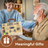 Yeconire Fidget Busy Board for Adults with Dementia, Montessori Wooden Busy Board for Seniors, Gift Toys for Alzheimers