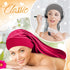 SATINIOR 6 Pcs Extra Large Long Hair Satin Bonnet for Sleeping, Elastic Band Silk Night Sleep Hat for Women