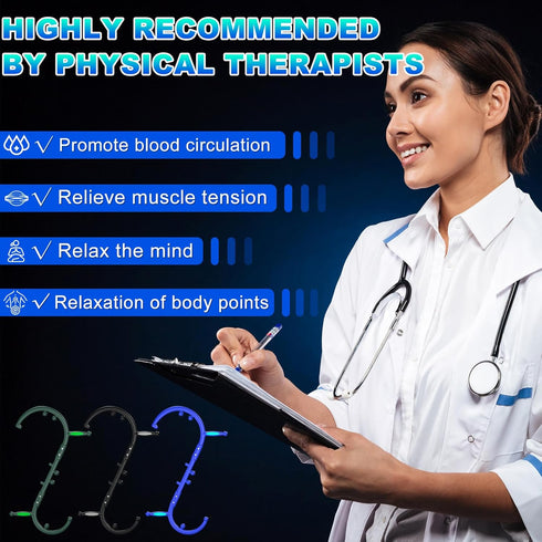 KEINE MARKE Trigger Point Massage Tool, Back Massage Tool, Pressure Point Massage Tool, Handheld Back, Neck, Shoulder