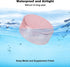 Metal Pill Case 2 Compartment, Waterproof Pill Box for Daily Travel, Compact Container for Vitamins, Fish Oils,