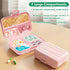 Tantanle 7 Day Pill Organizer with Snap-Lock Leakproof Design - Portable Travel Pill Case for Pills, Vitamins