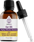 Teliaoils Natural Ear Drops, Essential Oil with Garlic and Mullein for Earwax Removal, 1 oz